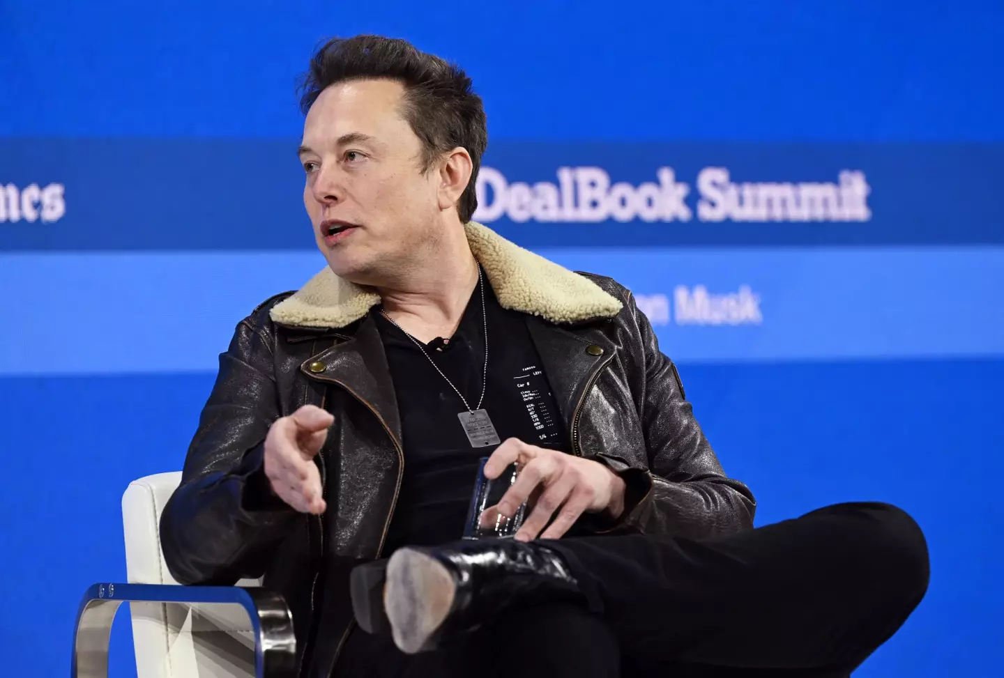 Musk was speaking at The New York Times DealBook Summit.