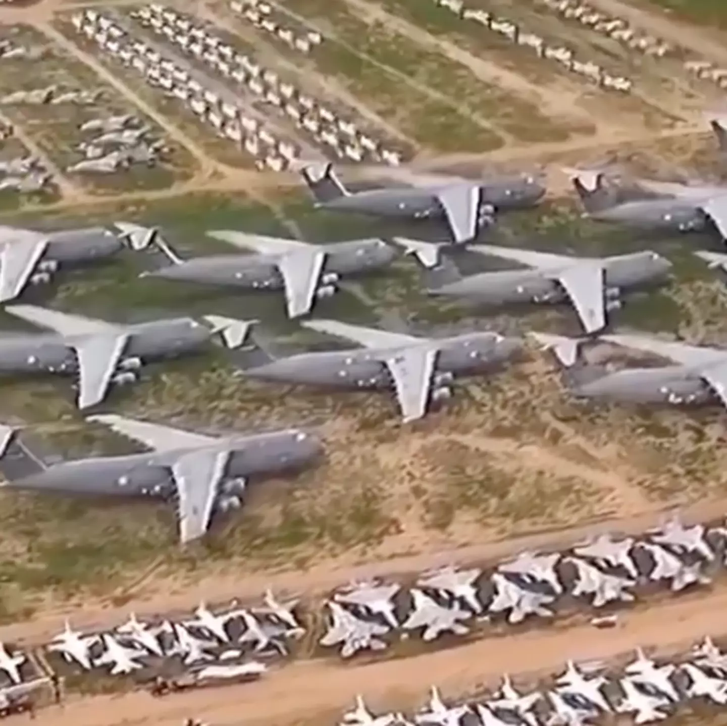 People can't understand why $34 billion worth of airplane parts are sitting in graveyard
