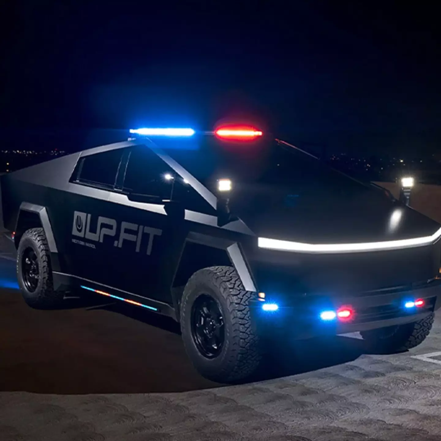 The world's first Police Cybertruck is now ready for patrol and people are divided