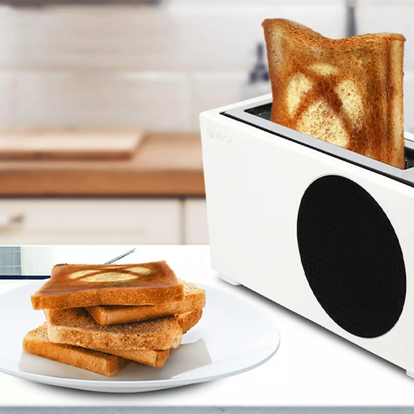Walmart reveals the Xbox Series S toaster with the ability to imprint the Xbox logo on your toast