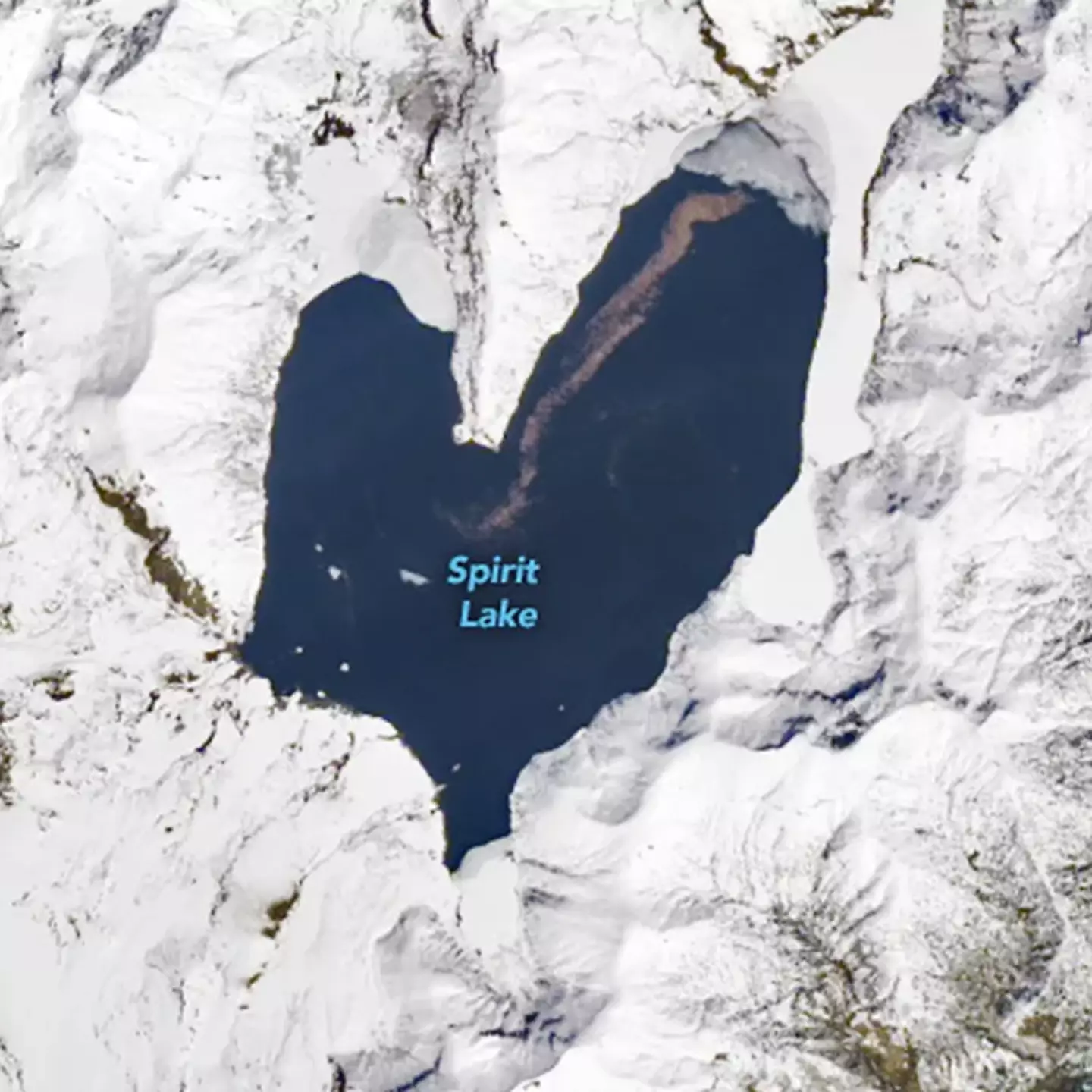 Heart shaped lake in Washington has a deadly history behind it