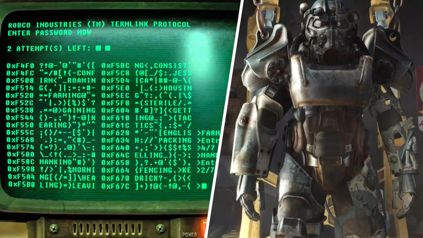 Fallout 플레이어는 자신들이 수년 동안 터미널을 부정확하게 해킹해 왔다는 사실을 알고 겁을 먹습니다.