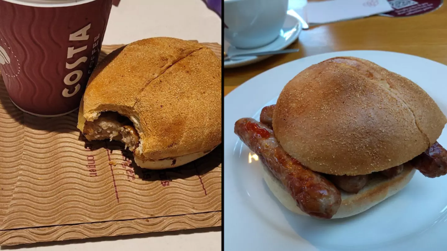 Brits stunned at Costa coffee’s bizarre reason for taking sausage out of popular bap
