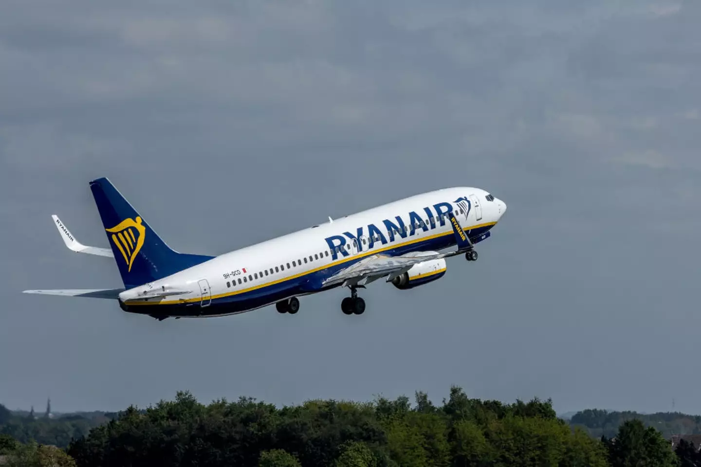 The couple had booked a Ryanair flight to jet off to Barcelona. (Omar Havana/Getty Images)