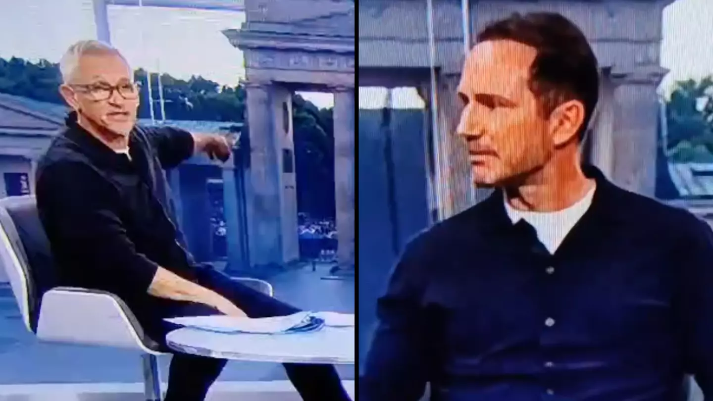 Fans stunned as Gary Lineker 'makes brutal joke' about Frank Lampard's hair live on-air