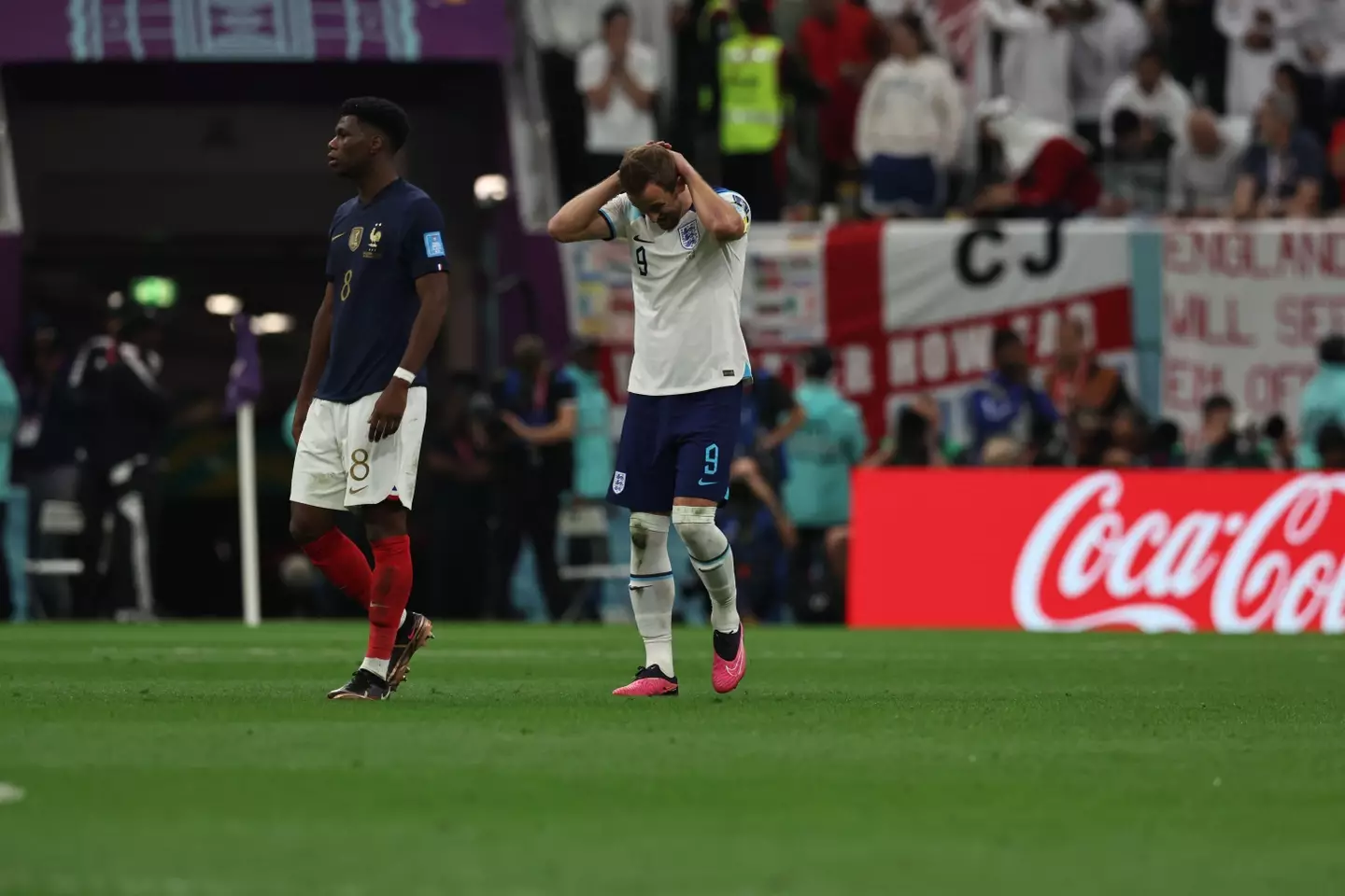 Harry Kane missed the second penalty in last night's game.