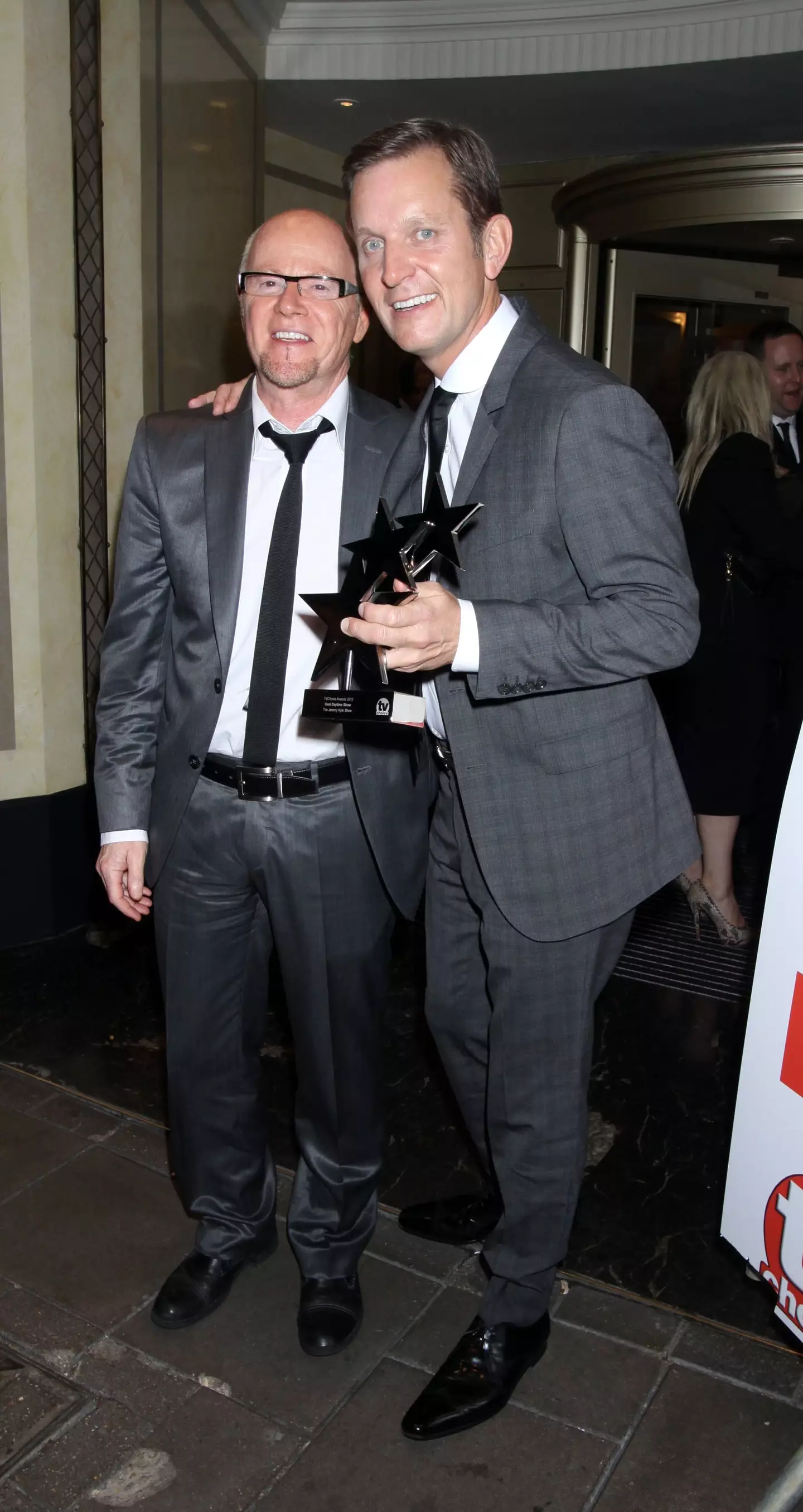 Graham Stanier and Jeremy Kyle at the TV Choice Awards in 2012.