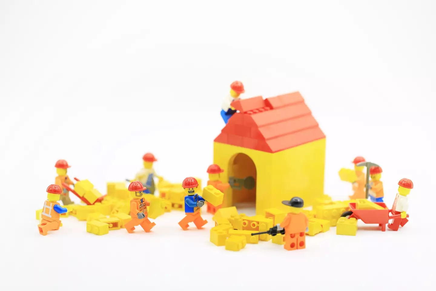 When you say that Lego people are building houses out their own flesh, then yeah, it sounds pretty creepy.