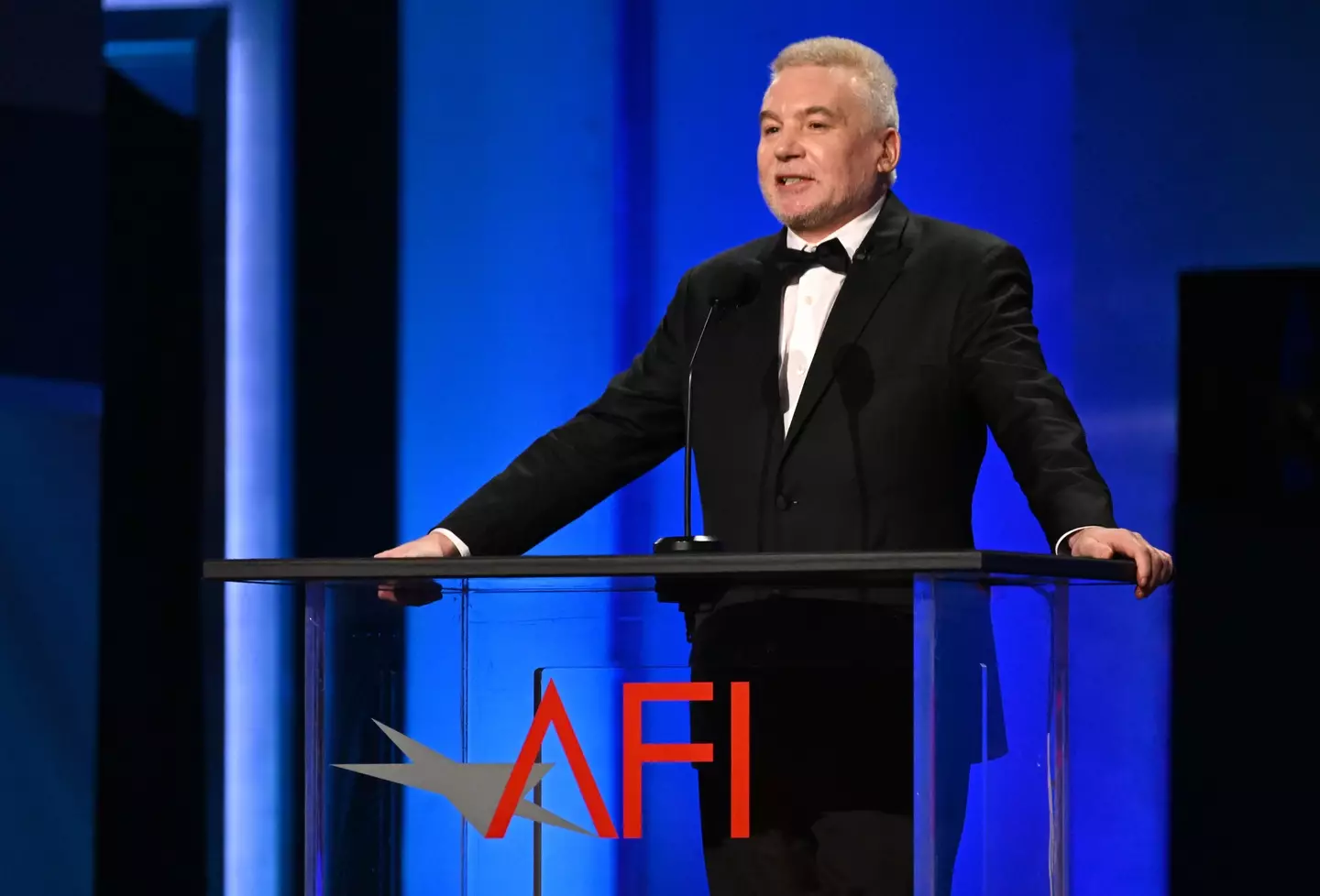 The actor made a rare public appearance at the awards bash. (Michael Kovac/Getty Images for AFI)
