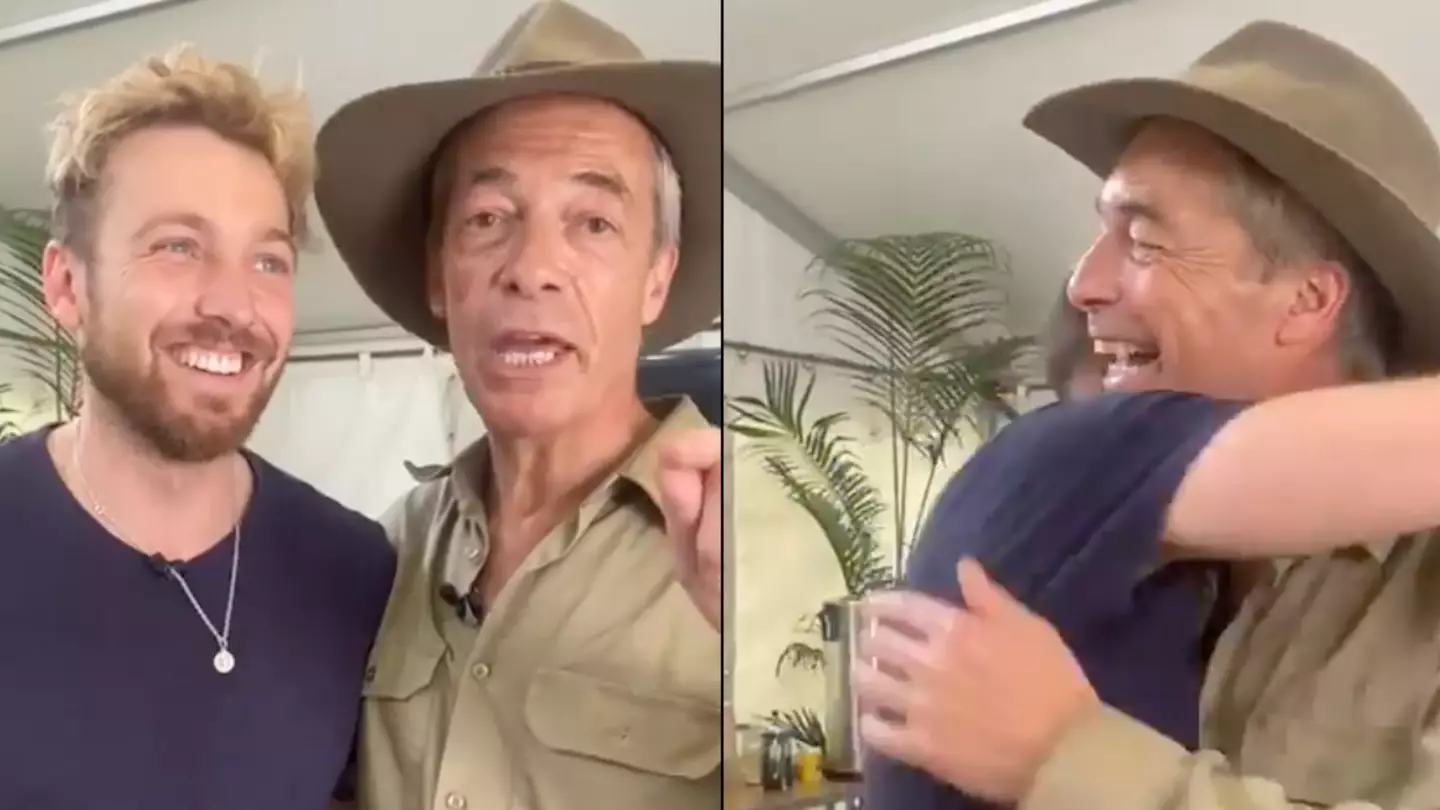I’m A Celeb viewers hit back at Nigel Farage after his comments to Sam Thompson in victory video