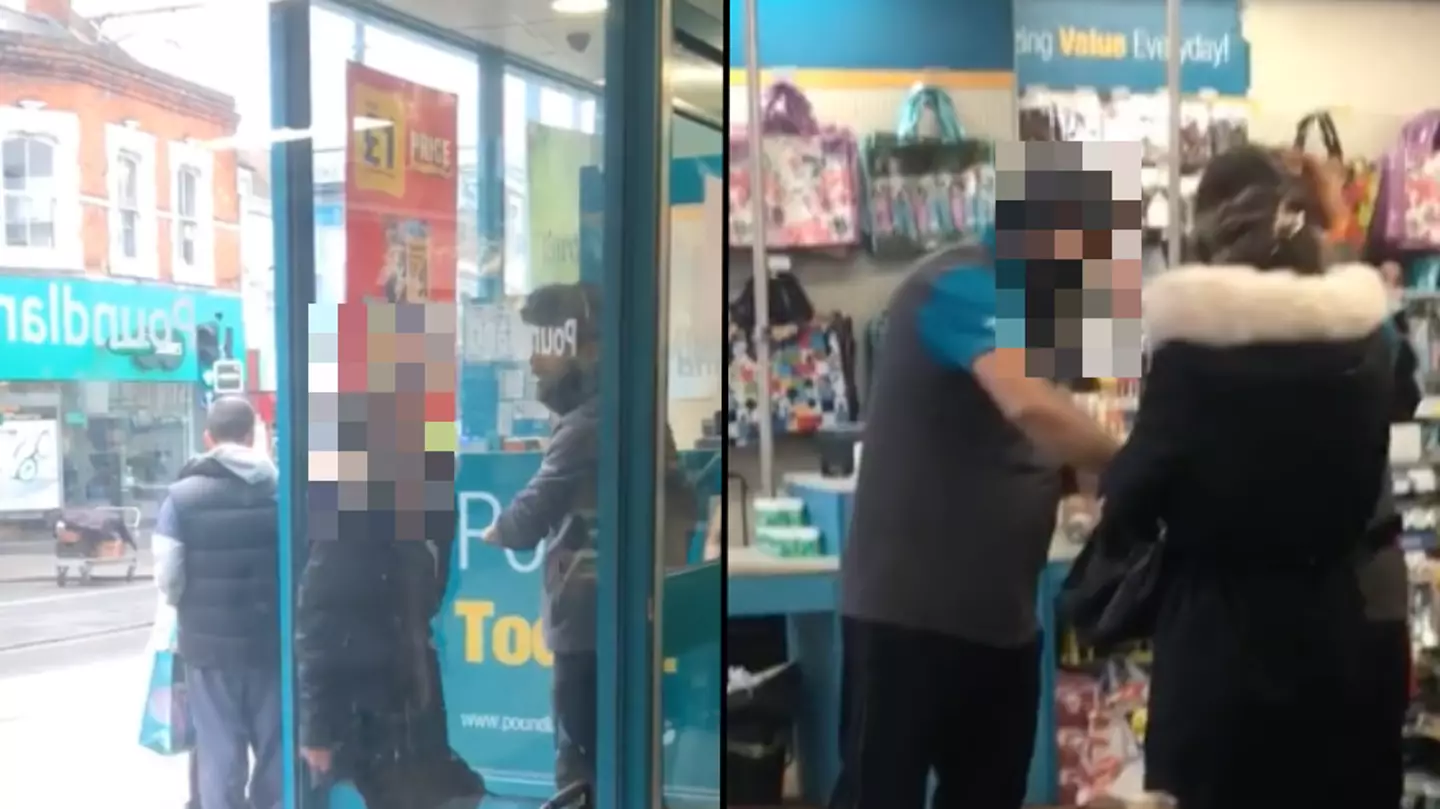 Poundland staff spark debate after video captures their reaction to woman stealing