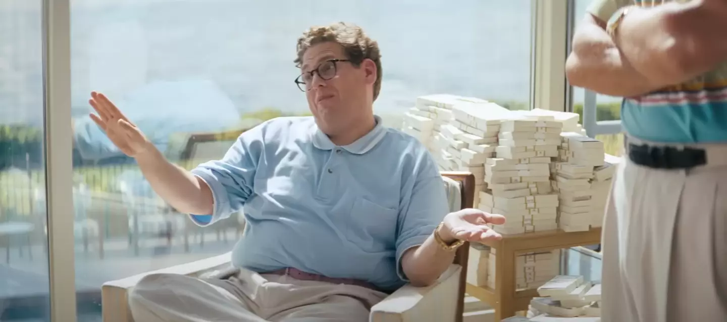 Jonah Hill says he didn't like his character in Wolf of Wall Street.