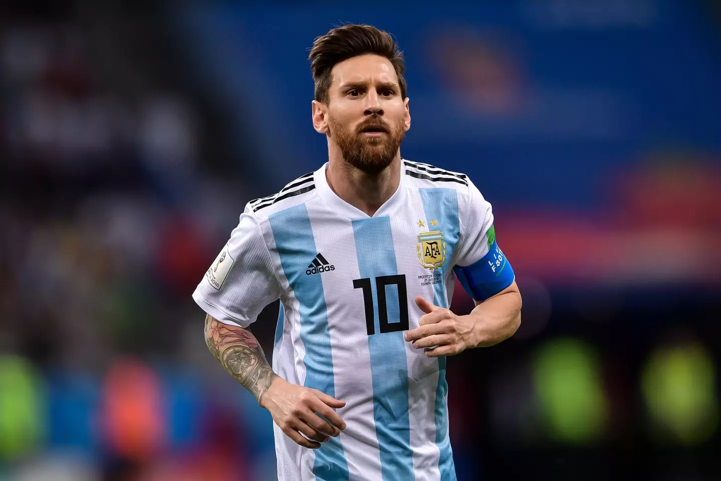 Lionel Messi of Argentina