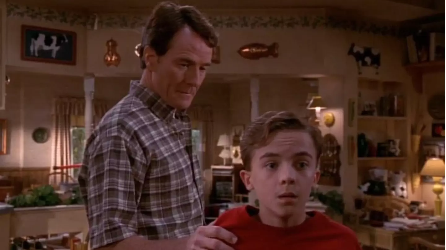 Frankie Muniz with Bryan Cranston in Malcolm in the Middle.