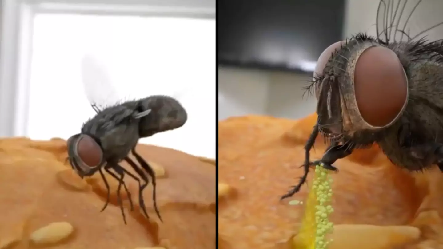 People rethinking the ‘five second rule’ after seeing how flies actually eat your food