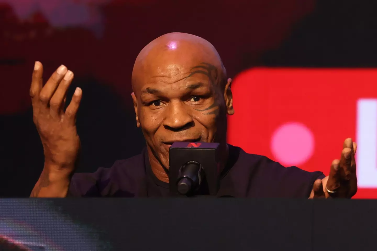 According to Jake Paul, Mike Tyson wants the fight to be later on this year. (Ed Mulholland / Sportsfile via Getty Images)