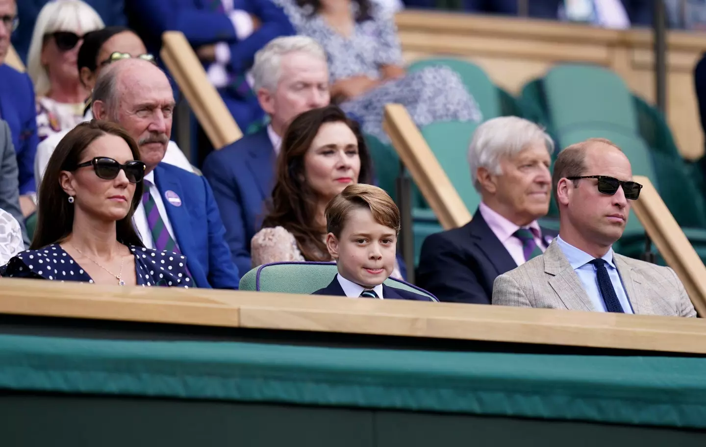 Many Wimbledon viewers were left far from impressed despite a video of Prince William checking in with his son.