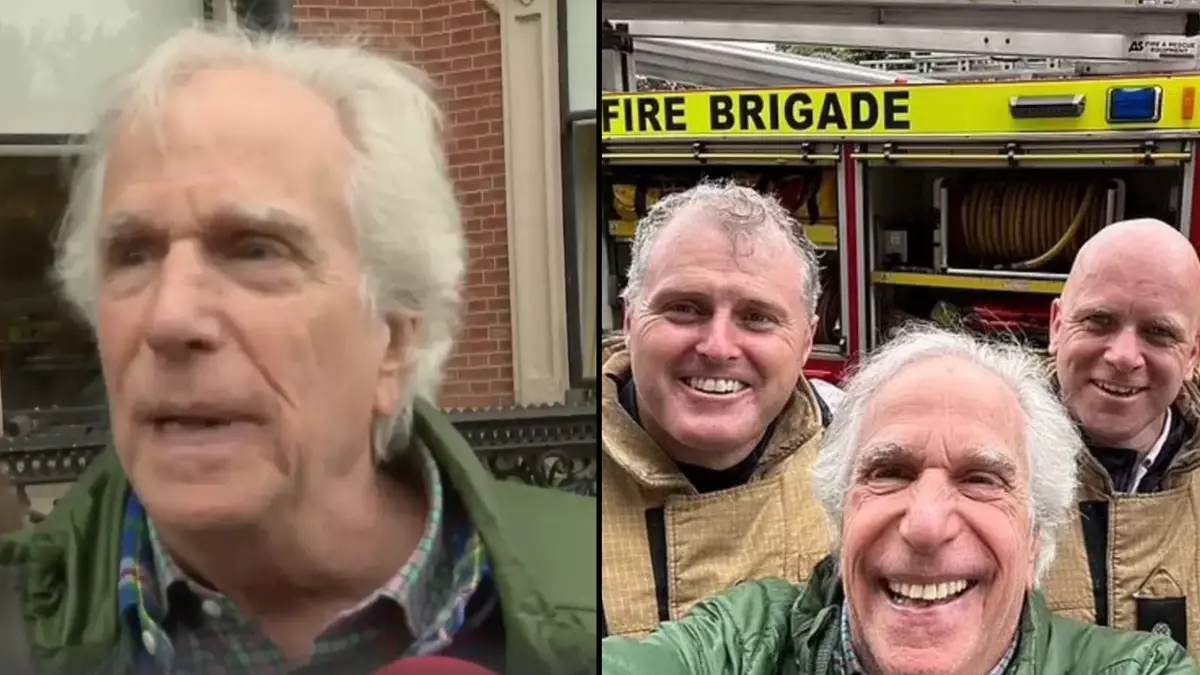Viewers stunned as man interviewed about Dublin hotel fire turns out to be Hollywood legend