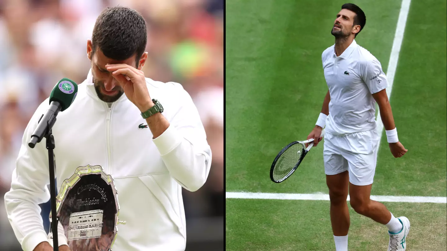 Novak Djokovic smashes racket as Carlos Alcaraz wins Wimbledon final