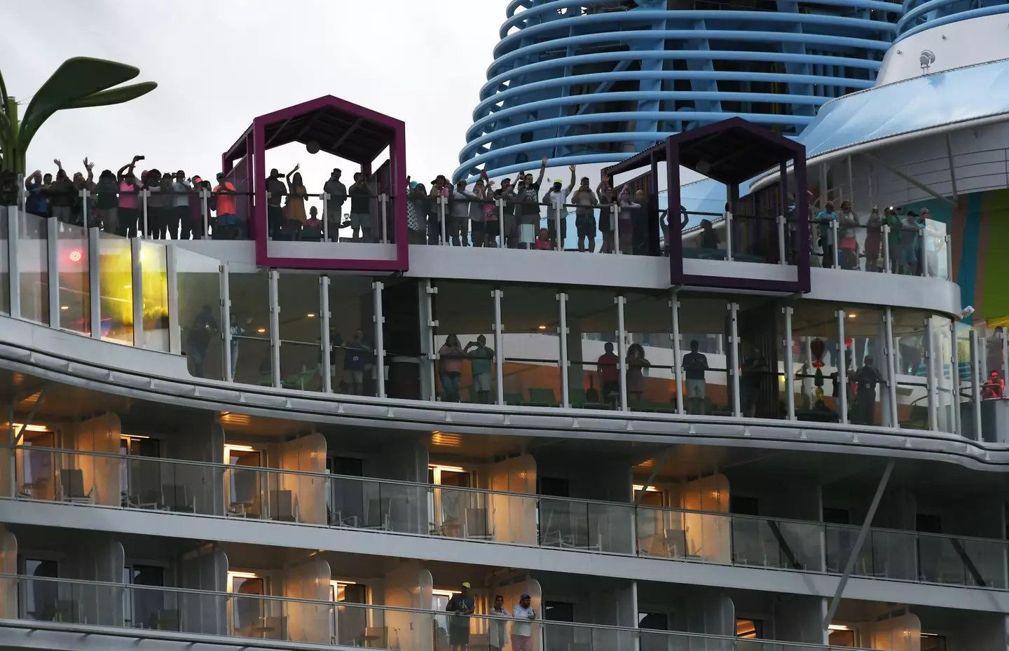 It's tradition to wave off from a cruise ship as it leaves port (Paul Hennessy/Anadolu via Getty Images)