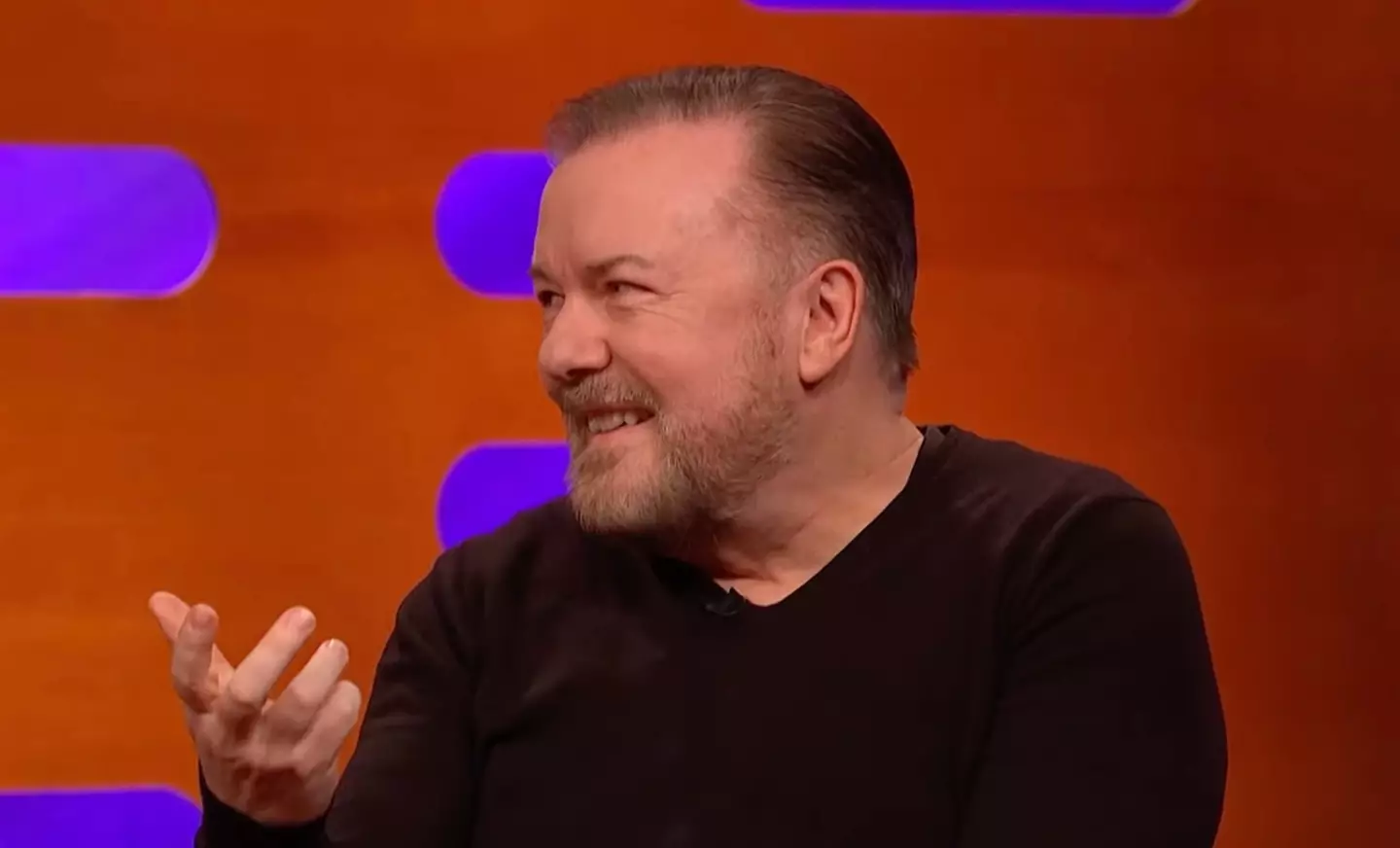 Gervais shared his shopping nightmare during a chat with Graham Norton.