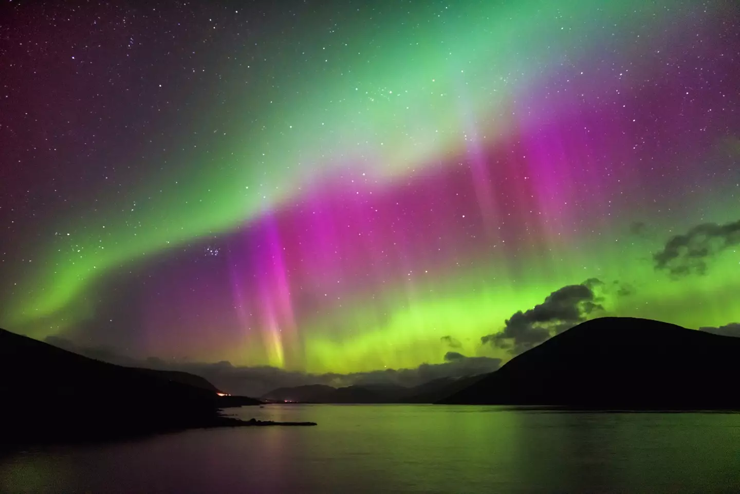 Northern Lights in Scotland. (Getty Stock Image)