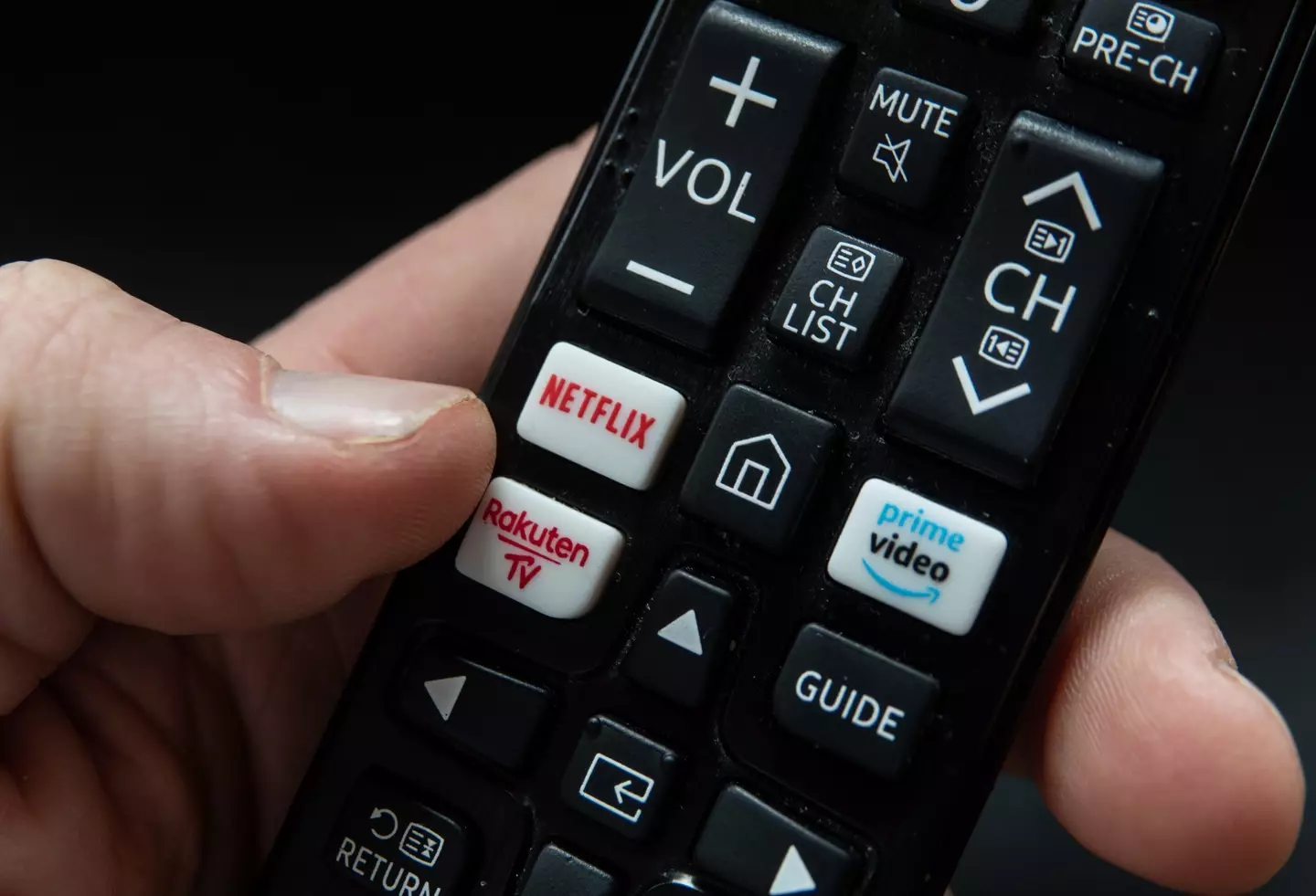 A smart TV remote that can play Netflix. (Matt Cardy/Getty Images)