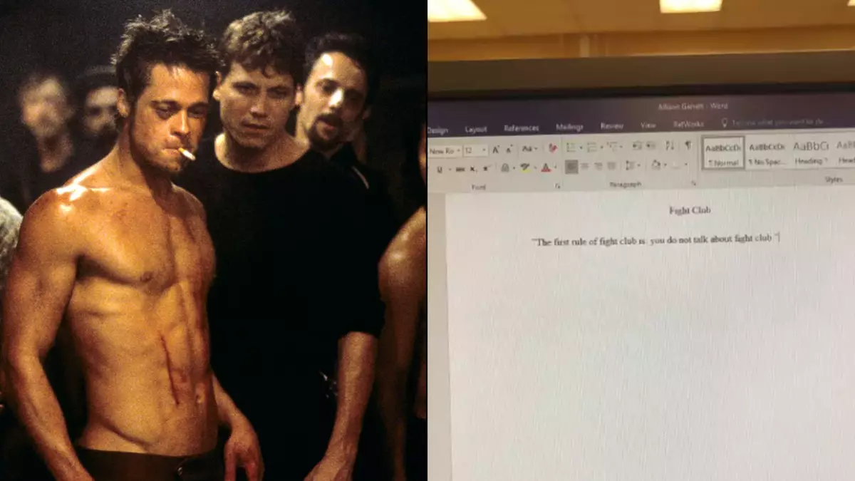 Teacher gives student full marks for 19-word essay on Fight Club