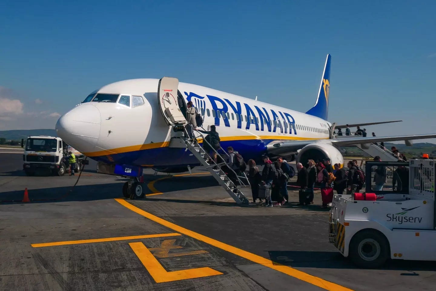 Ryanair is as busy as it gets when it comes to international travel (Nicolas Economou/NurPhoto via Getty Images)