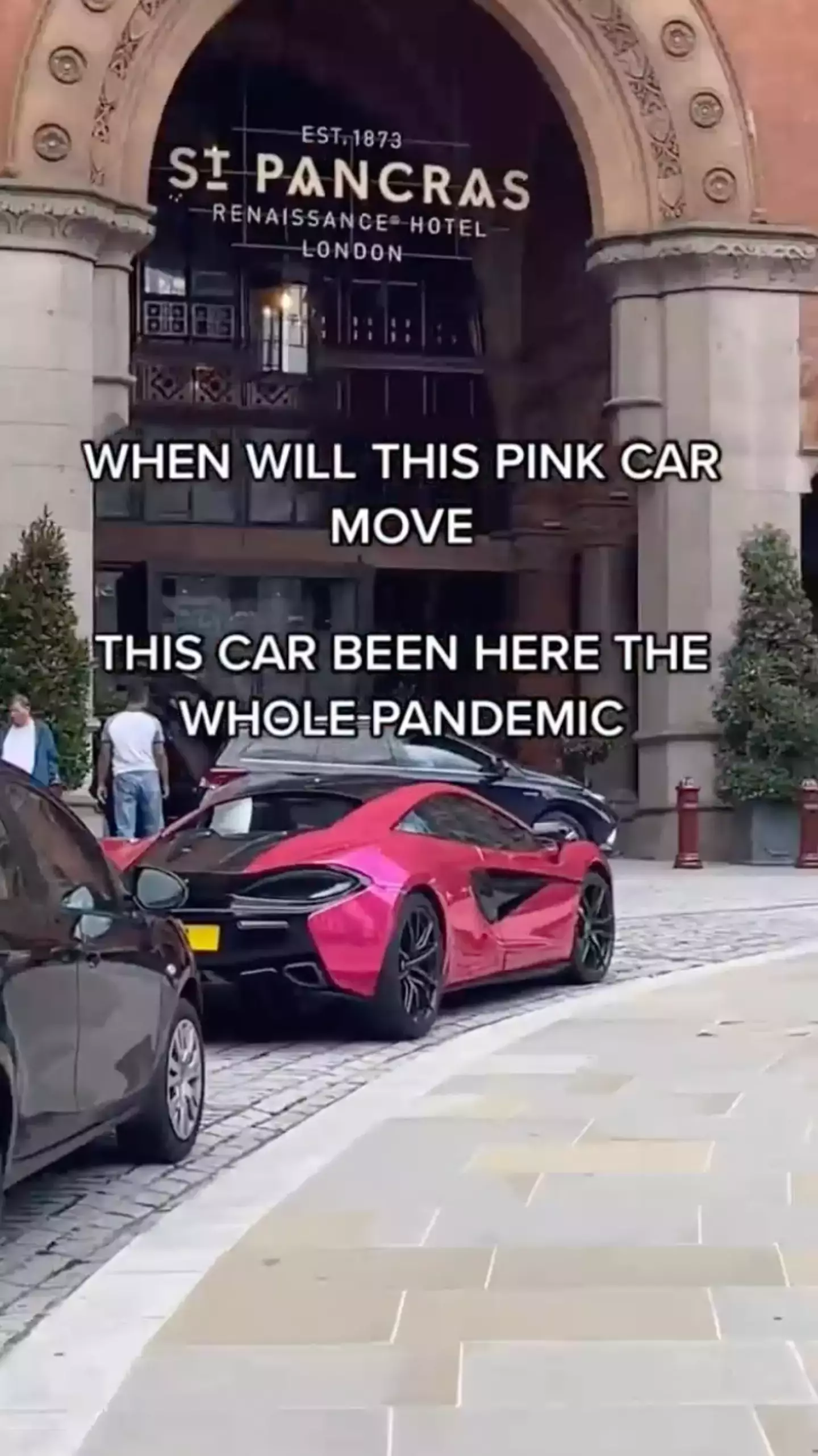 Social media are stunned that the car is still there. (TikTok/@z.a.c.h.r.1.y)
