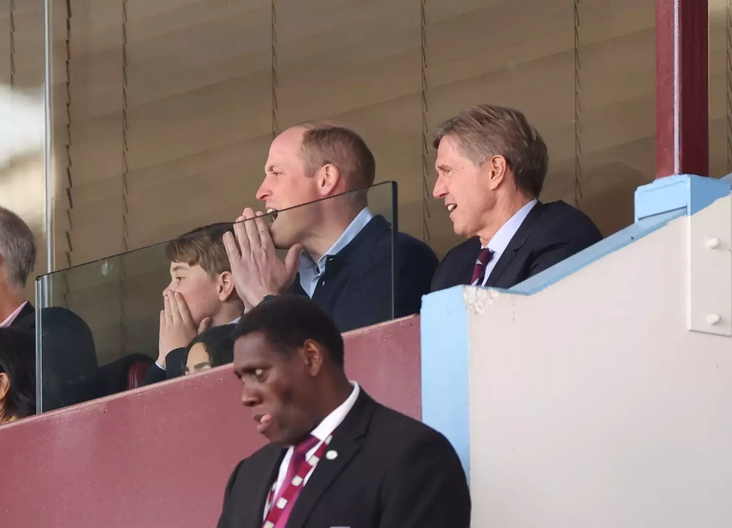 Prince William was seen over the weekend supporting Aston Villa with son, Prince George.