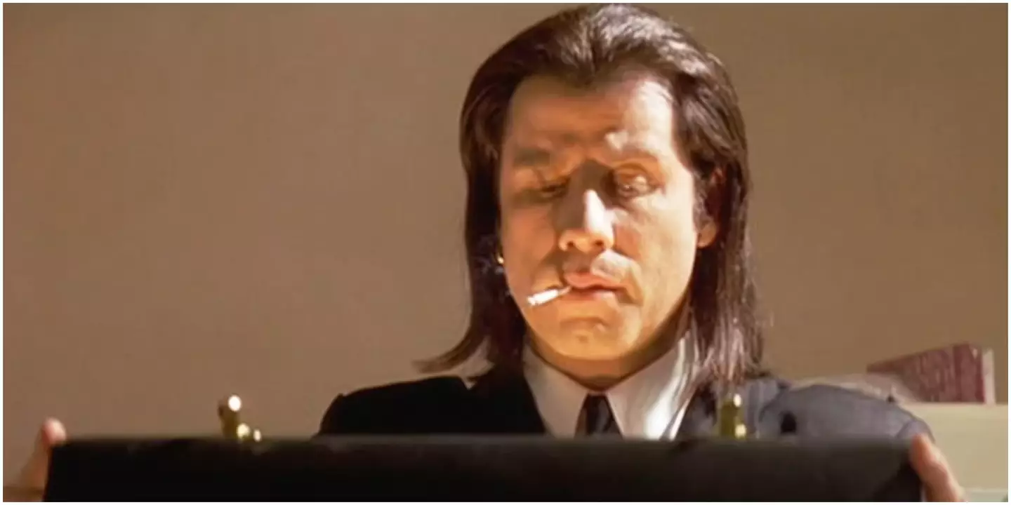 The suitcase from Pulp Fiction glows upon being opened by Travolta's character (Miramax)