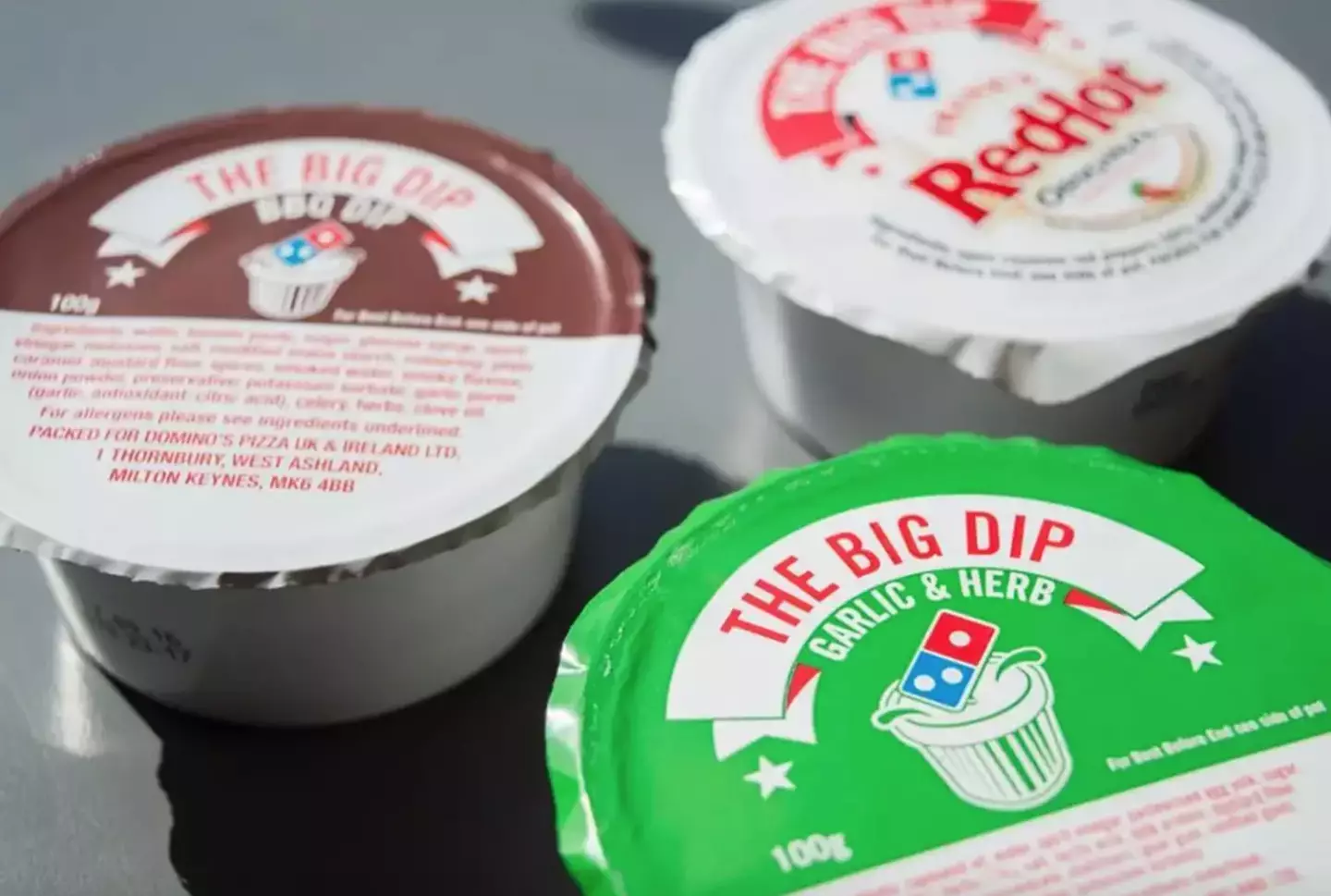 A large pot of Domino's Garlic and herb dip clocks in at a whopping 675 calories.