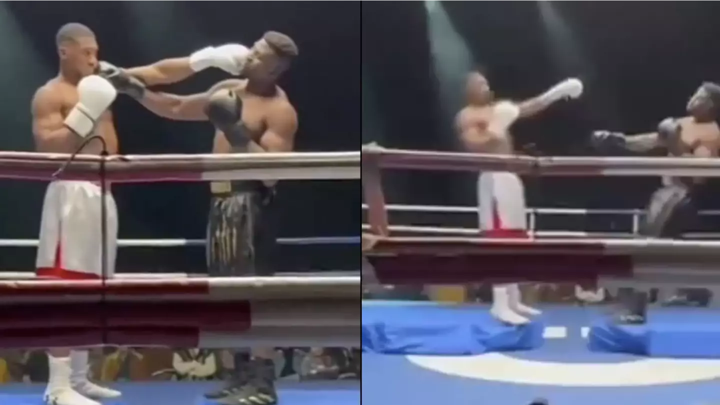 Boxing fans claim 'script has been leaked' for Anthony Joshua vs Francis Ngannou fight