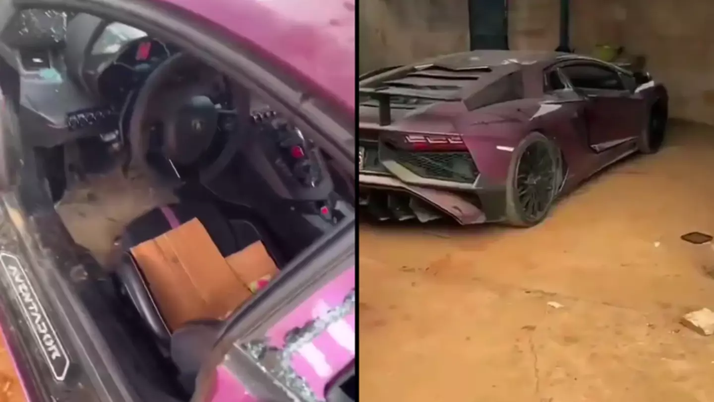 Ultra-rare supercar worth £300k mysteriously found abandoned in scrapyard