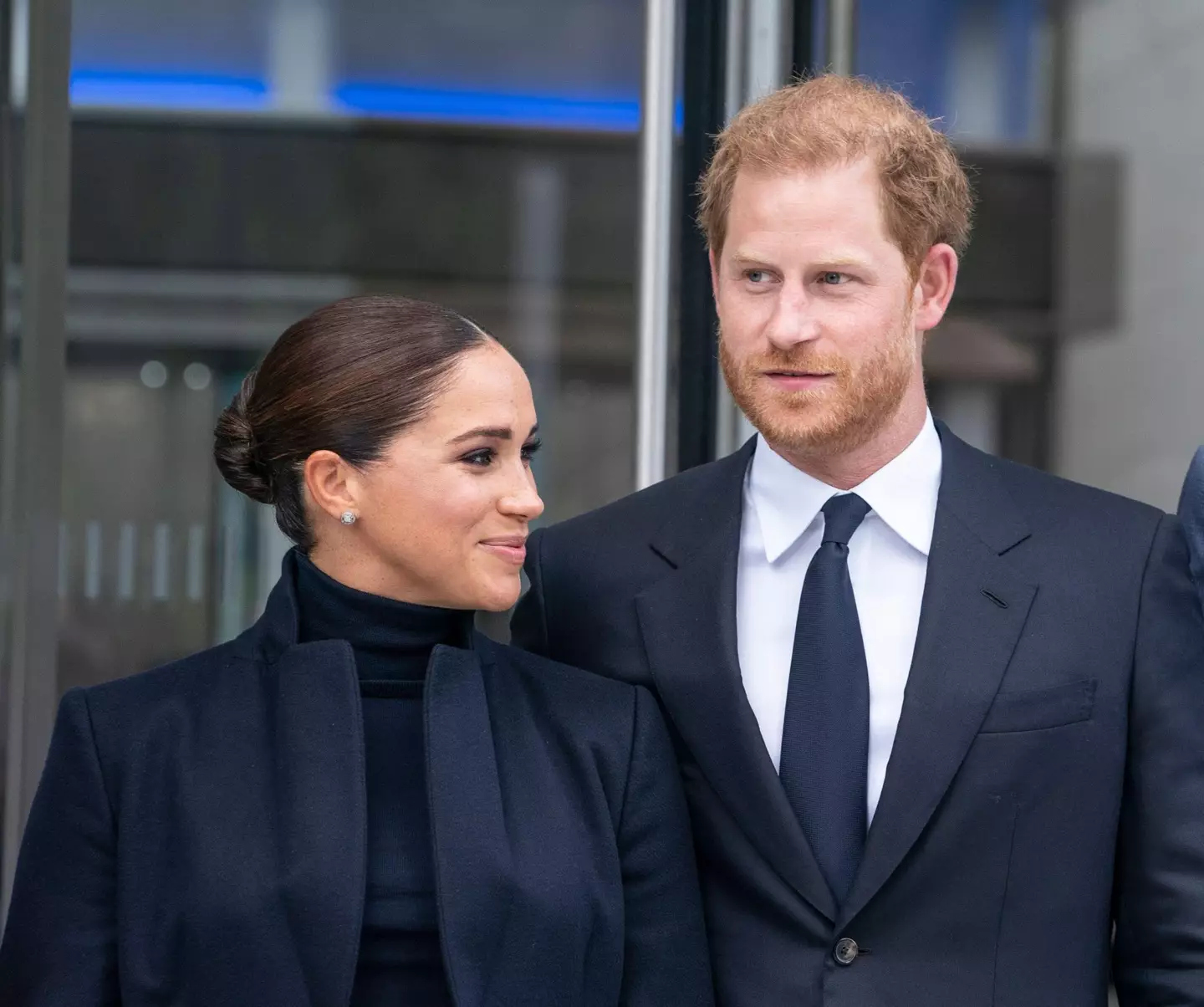 Harry and Meghan in New York, 2021.