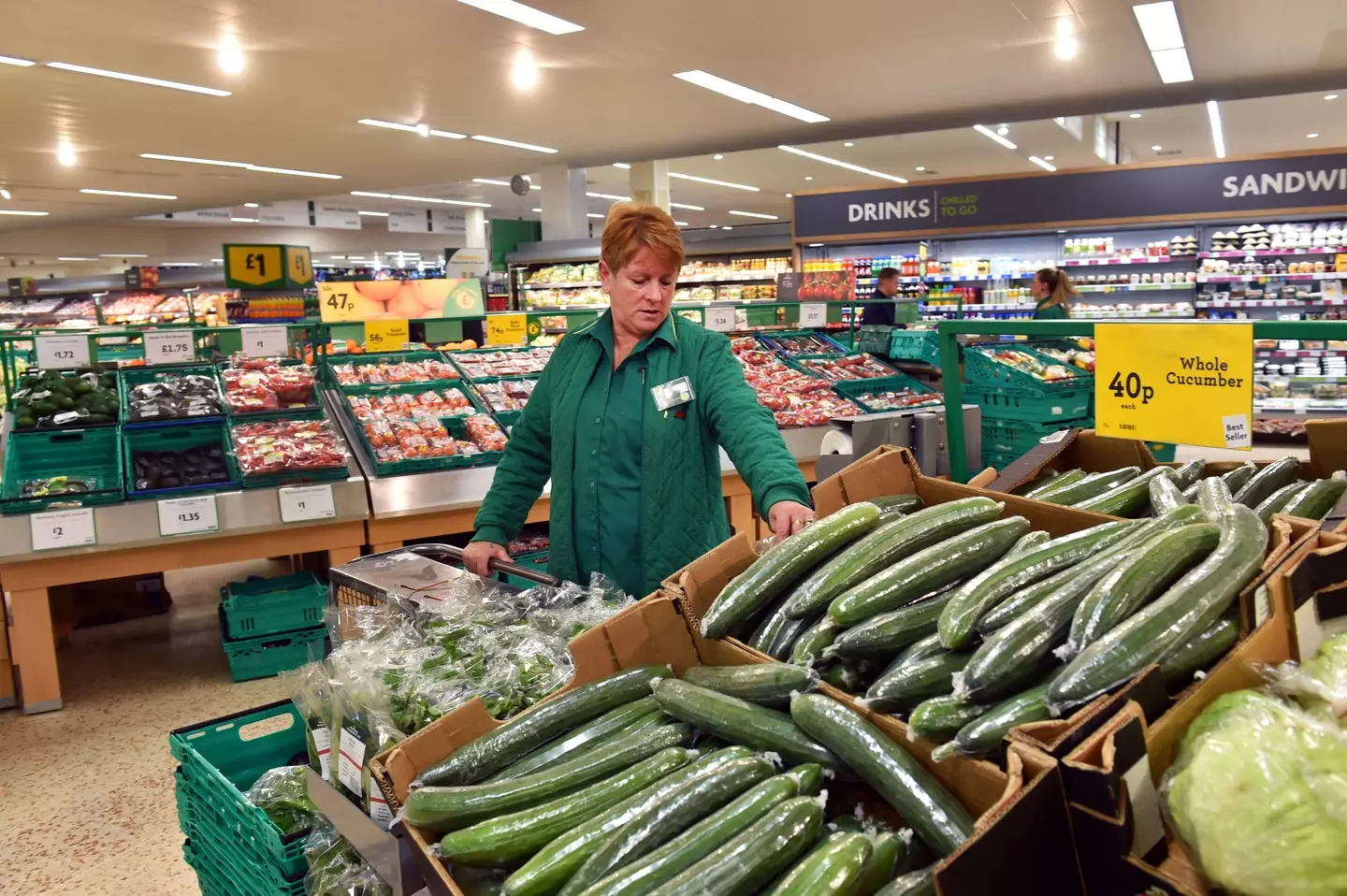 Lidl wasn't having any of the large cucumber purchase.