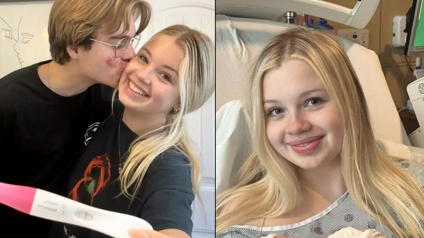 Teen mum who fell pregnant at 13 welcomes second child with husband