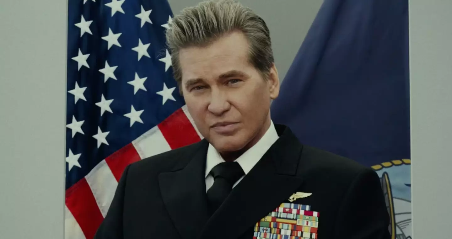 Val Kilmer as Iceman in Top Gun: Maverick.