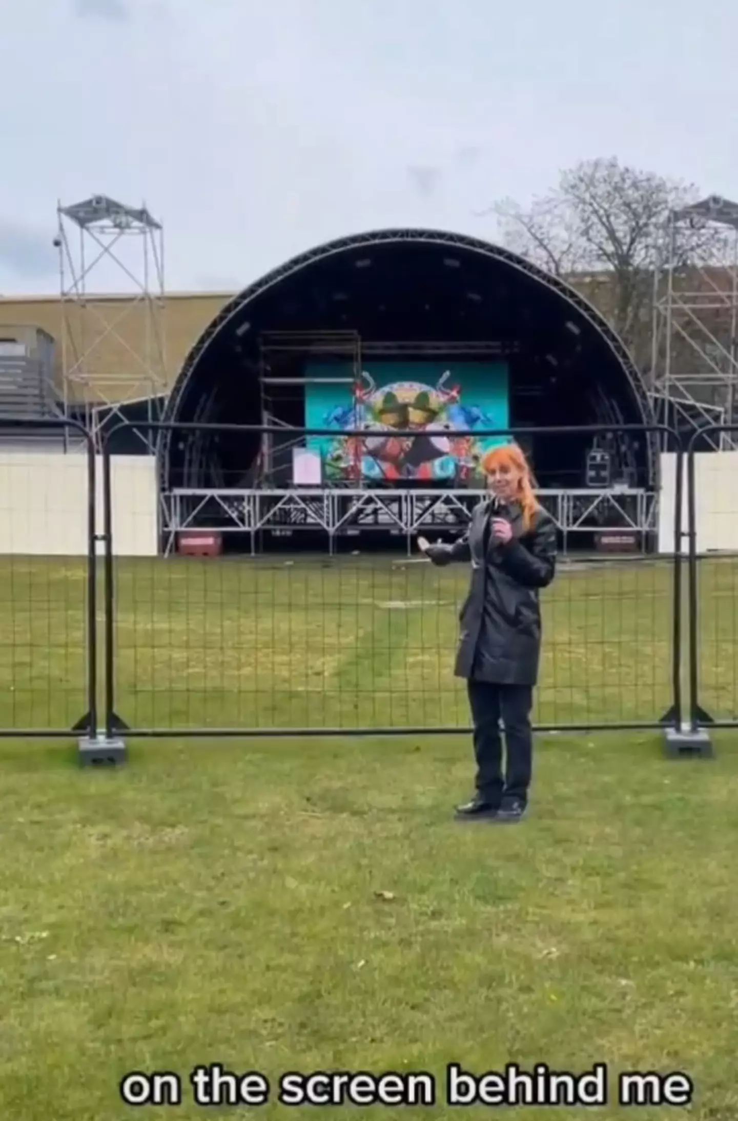 People were left underwhelmed with the stage at the Eurovision Village. (Instagram/@malmotown)