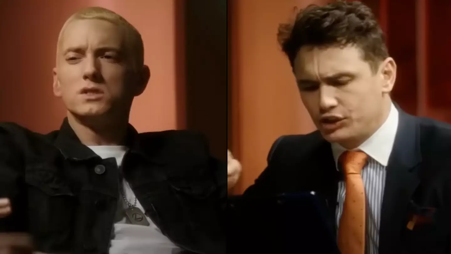 Eminem struggled to get through The Interview scene where he came out as gay because of James Franco