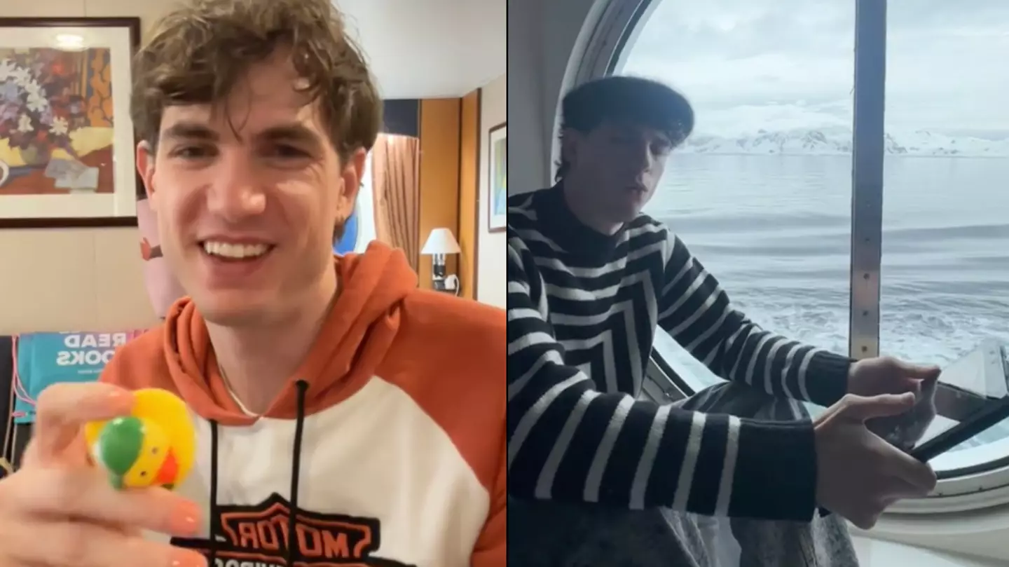 Man on nine month cruise calls out passengers who are secretly 'watching and playing games with him'