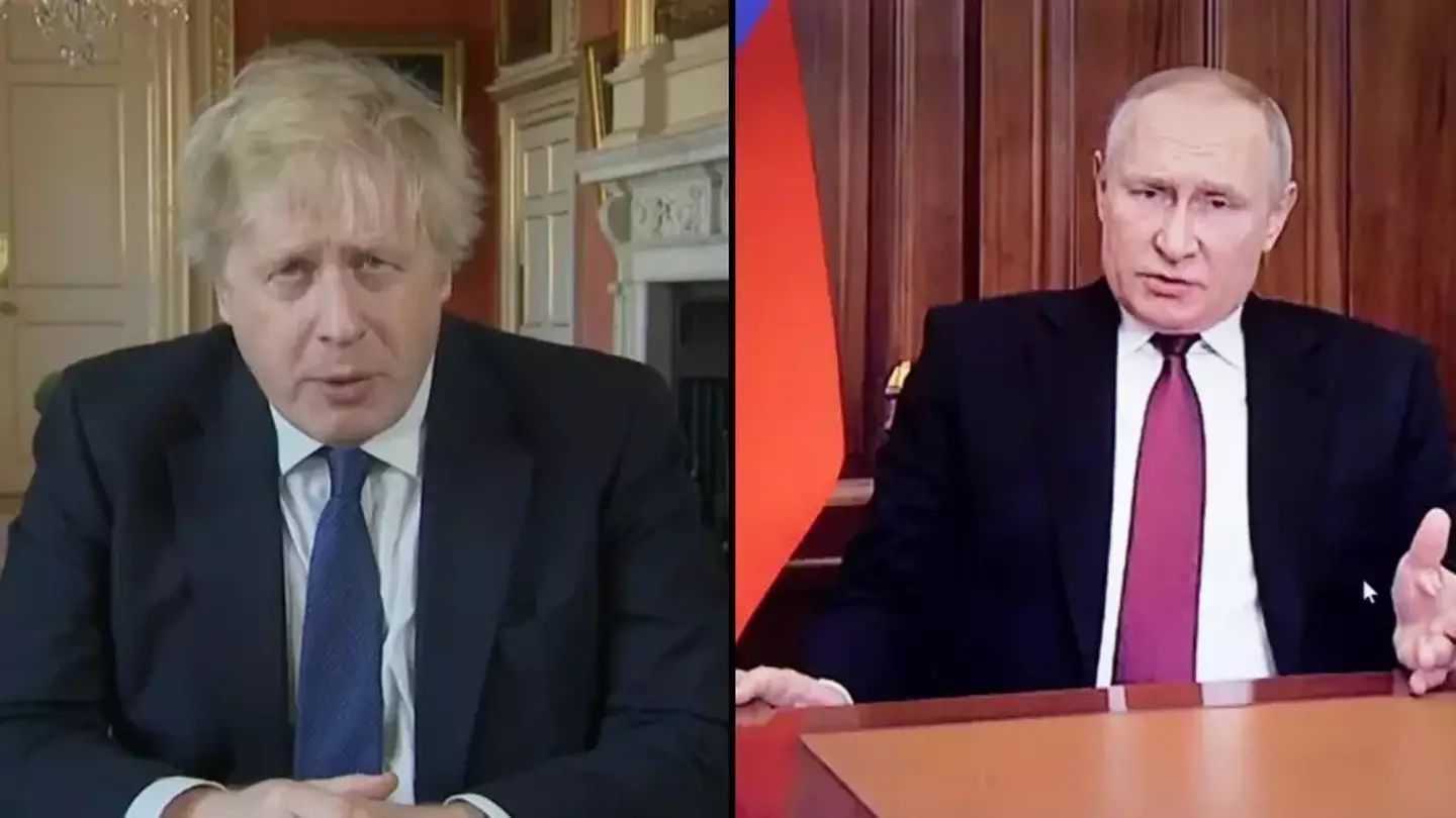 Boris Johnson Addresses Nation Following Russian Invasion Of Ukraine