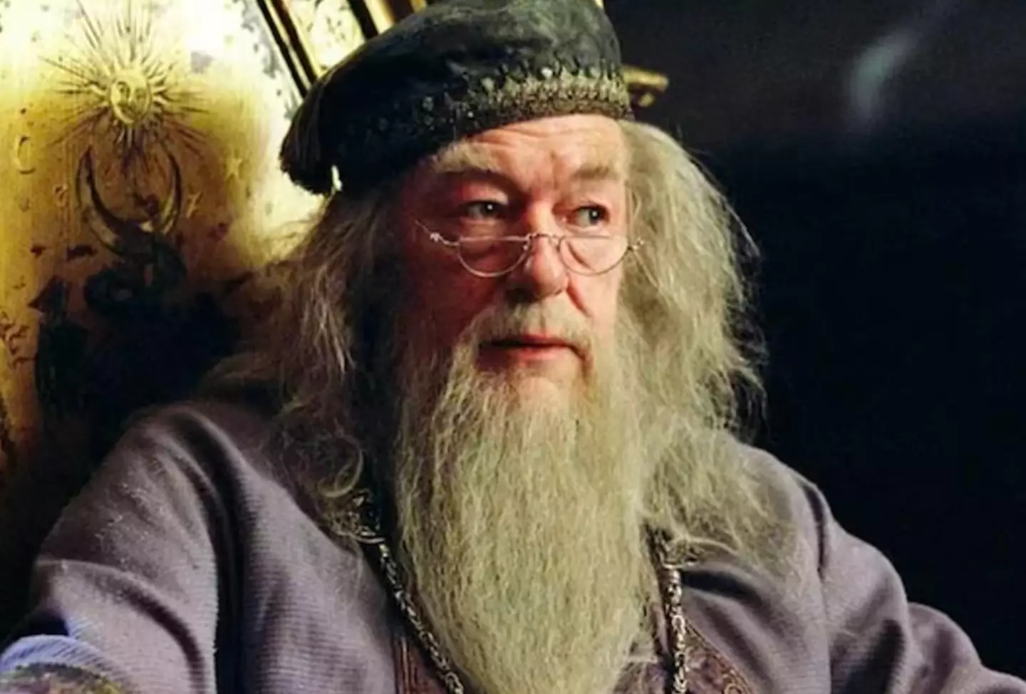 Michael Gambon as Dumbledore. (Warner Bros)