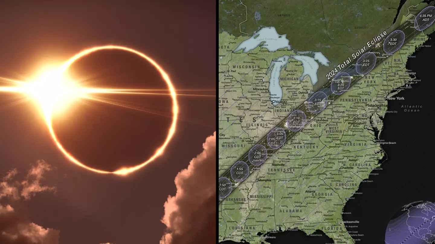 NASA explains exact times and locations you can watch 8 April solar eclipse