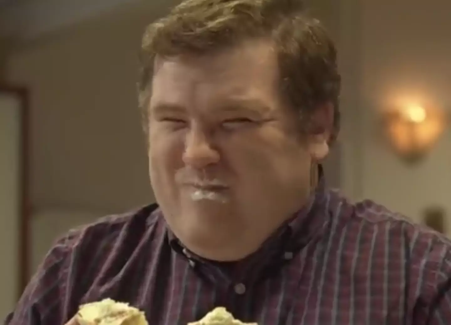 Lawrence had to eat so much cake during the scenes.