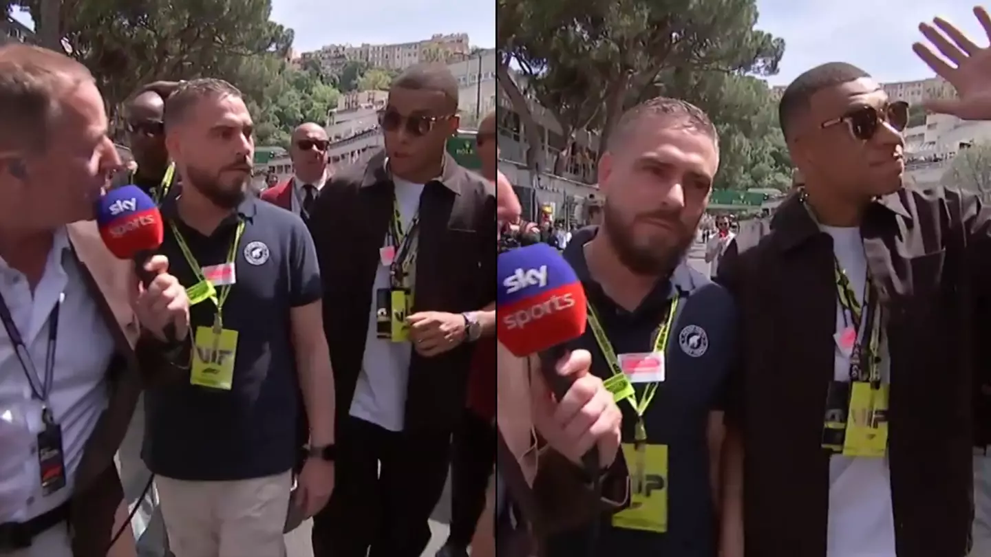 Martin Brundle tells Kylian Mbappe’s bodyguard ‘I’m in charge’ in incredible exchange at Monaco Grand Prix