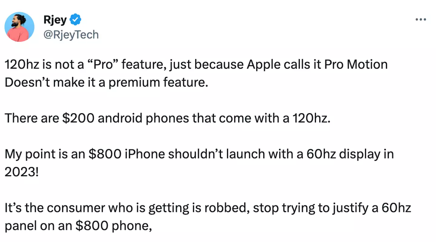 One tech guru said Apple users were getting 'robbed'.