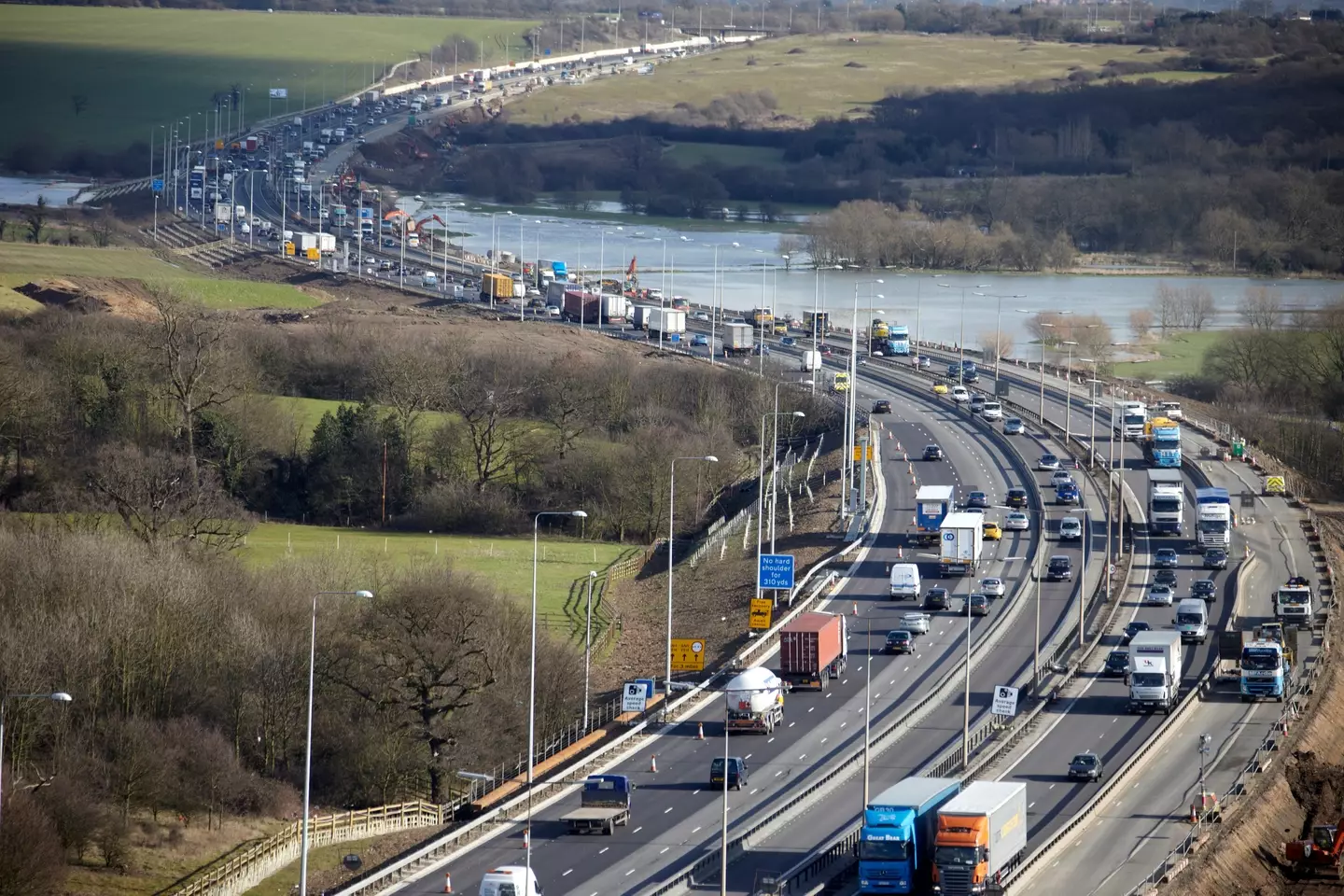Massive queues are expected across the UK's motorway network (Getty Stock Images)