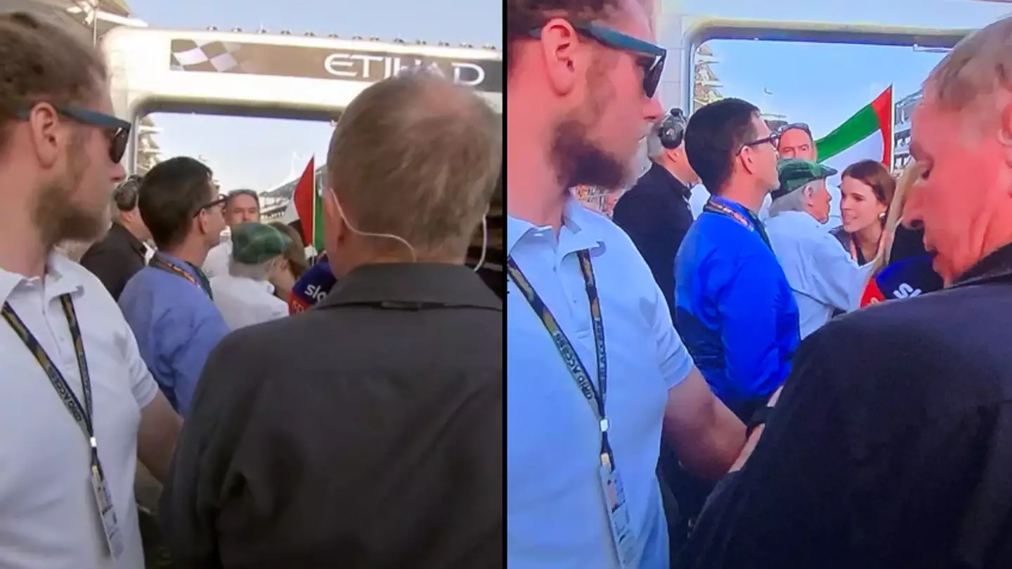 Martin Brundle has brutal response to security guard trying to stop him during grid walk